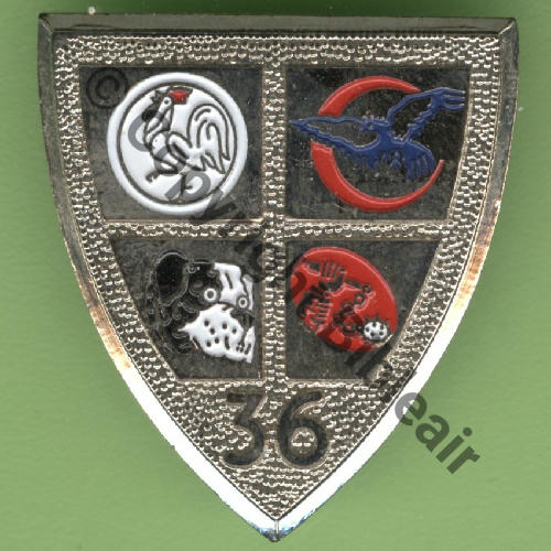 A1218 36e EDA AVORD  APS Tambour Dos lisse brillant Src.Y.GENTY 10Eur04.11 